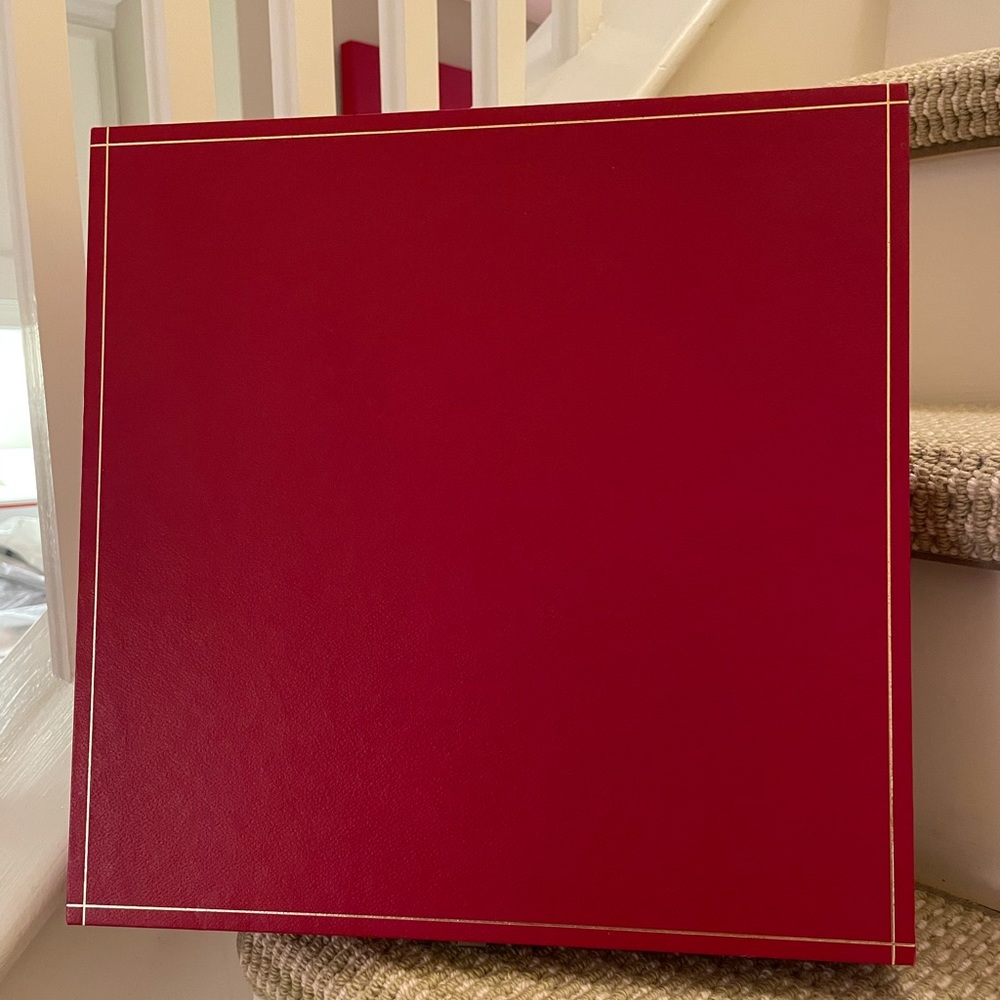Cartier Classic Red Box 12.75 x 12.75 x 2”